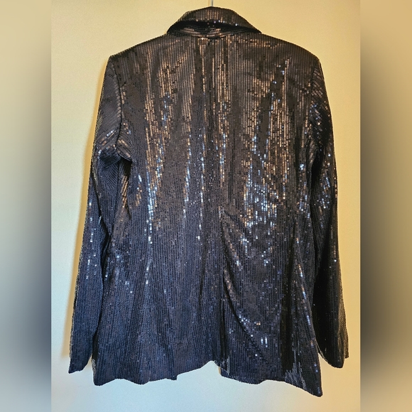 Black Sequin Jacket - Picture 2 of 3
